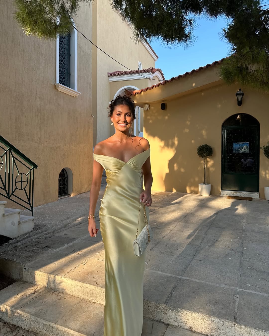 Emory | Satin-Maxikleid mit Rückenausschnitt
