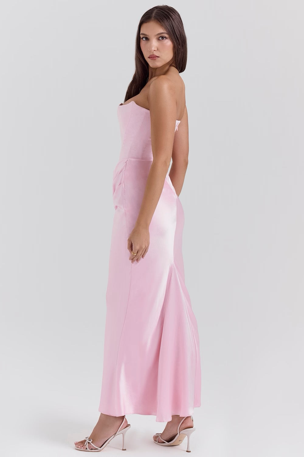 Tessa | Trägerloses Maxikleid