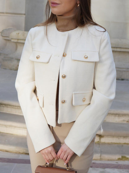 Megan | Vintage-Jacke in verkürzter Länge