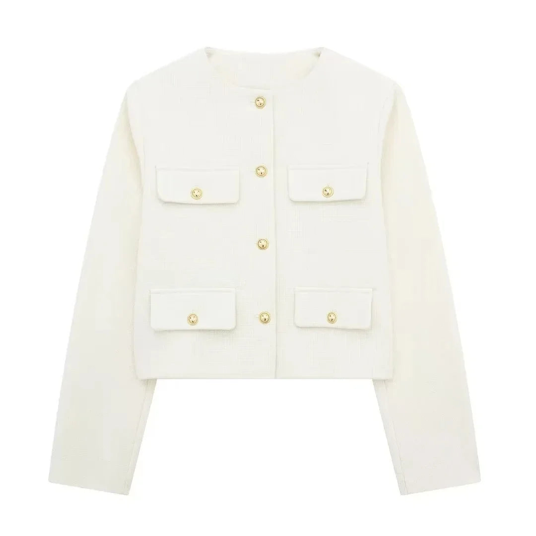 Megan | Vintage-Jacke in verkürzter Länge