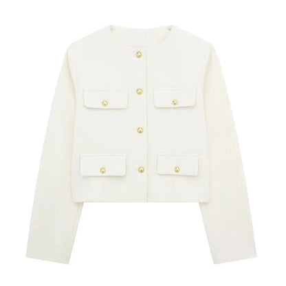 Megan | Vintage-Jacke in verkürzter Länge