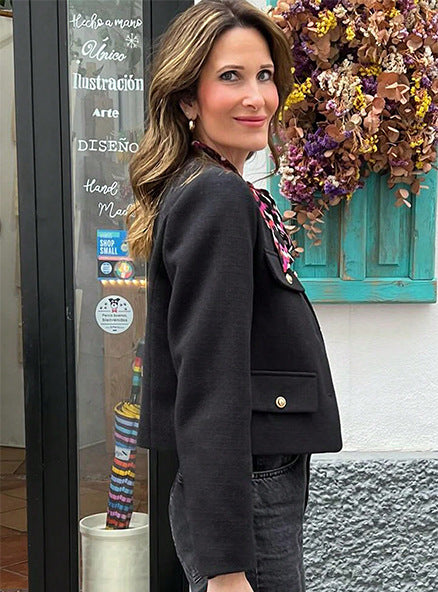 Megan | Vintage-Jacke in verkürzter Länge