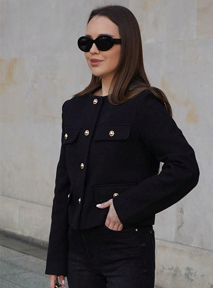 Megan | Vintage-Jacke in verkürzter Länge