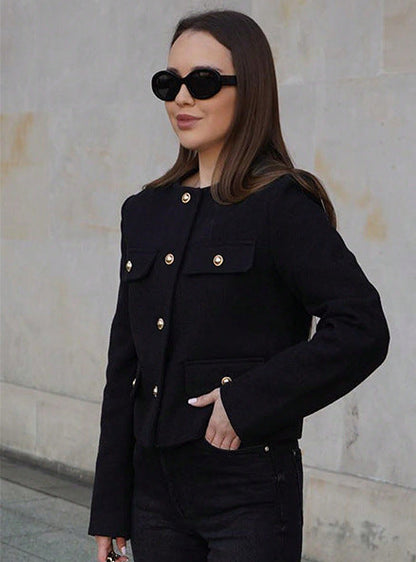 Megan | Vintage-Jacke in verkürzter Länge