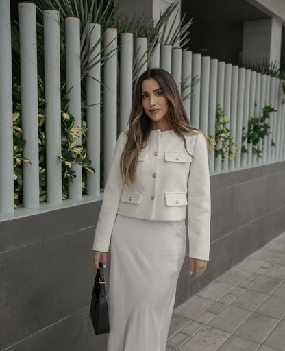 Megan | Vintage-Jacke in verkürzter Länge