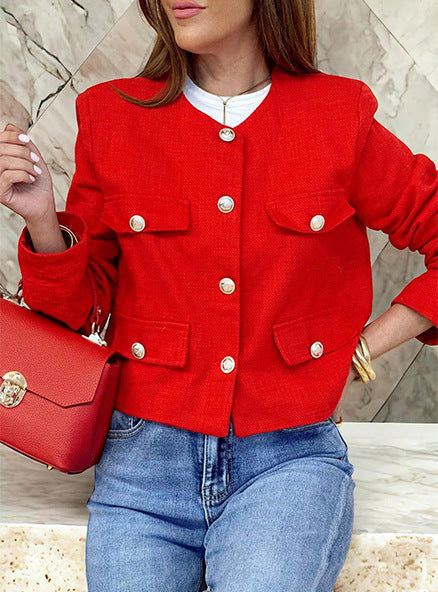 Megan | Vintage-Jacke in verkürzter Länge