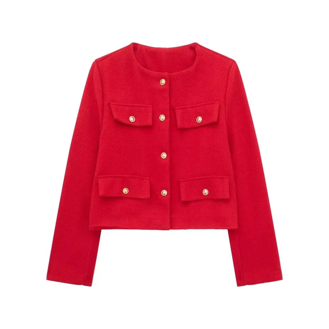 Megan | Vintage-Jacke in verkürzter Länge