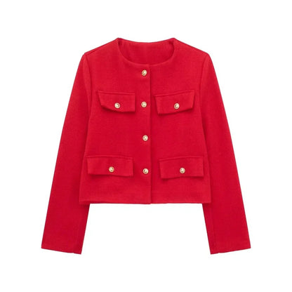 Megan | Vintage-Jacke in verkürzter Länge