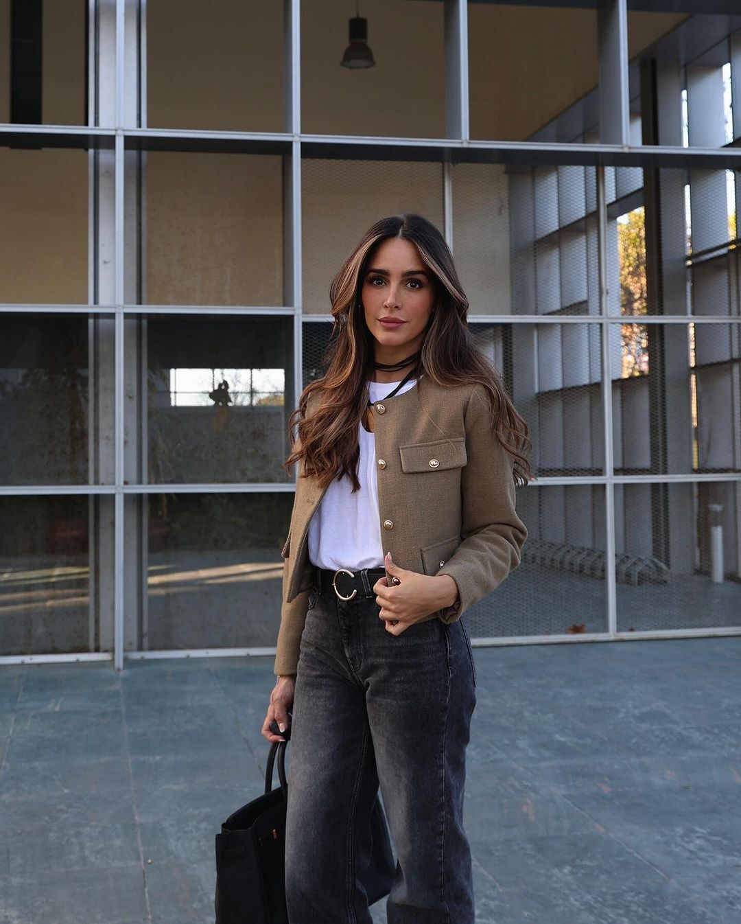 Megan | Vintage-Jacke in verkürzter Länge