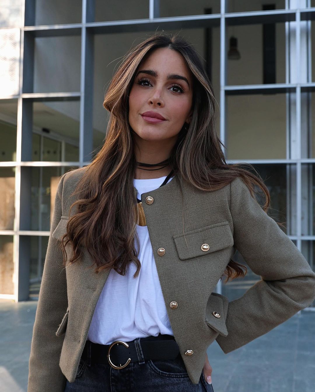 Megan | Vintage-Jacke in verkürzter Länge
