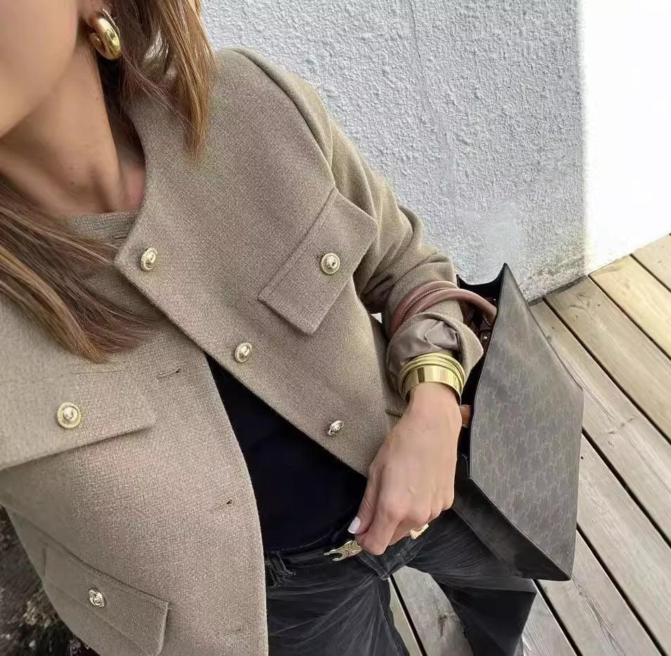 Megan | Vintage-Jacke in verkürzter Länge