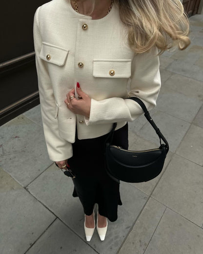 Megan | Vintage-Jacke in verkürzter Länge