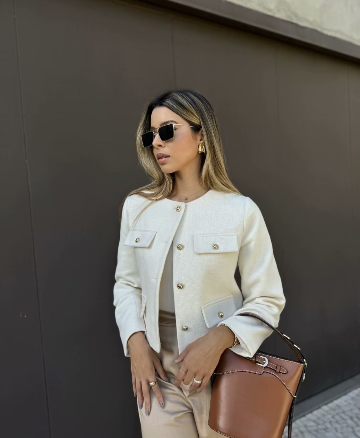 Megan | Vintage-Jacke in verkürzter Länge