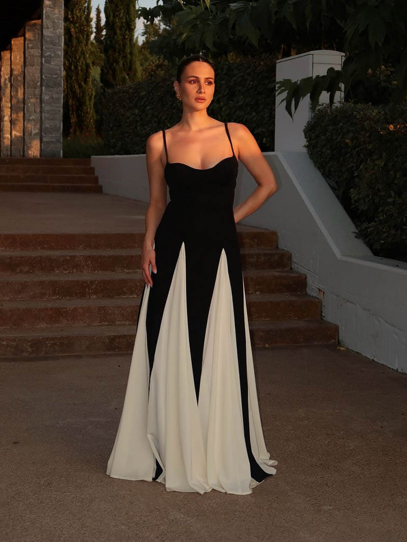 CHARLOTTE | Ärmelloses Maxikleid