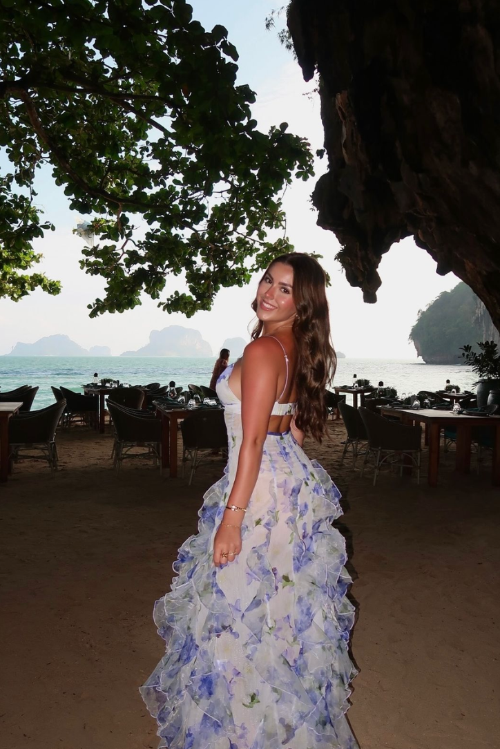 Maisie | Blumen-Maxikleid