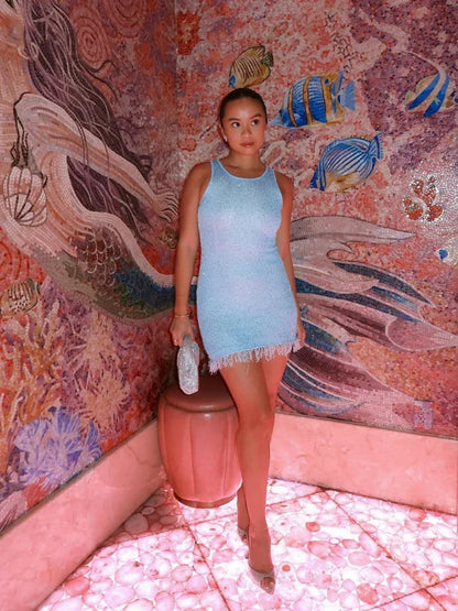 ELIZA | Sparkly Mini Dress
