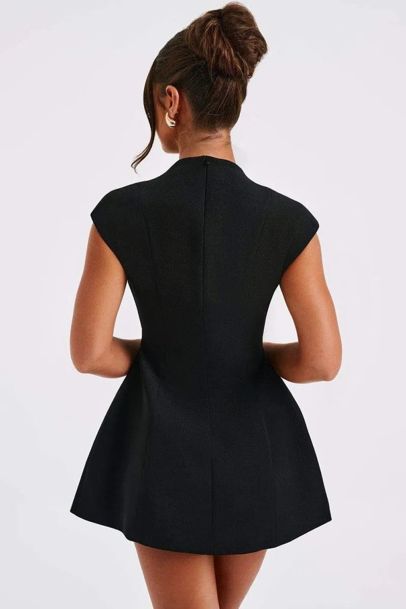 MARLEY | Kurzärmliges Minikleid