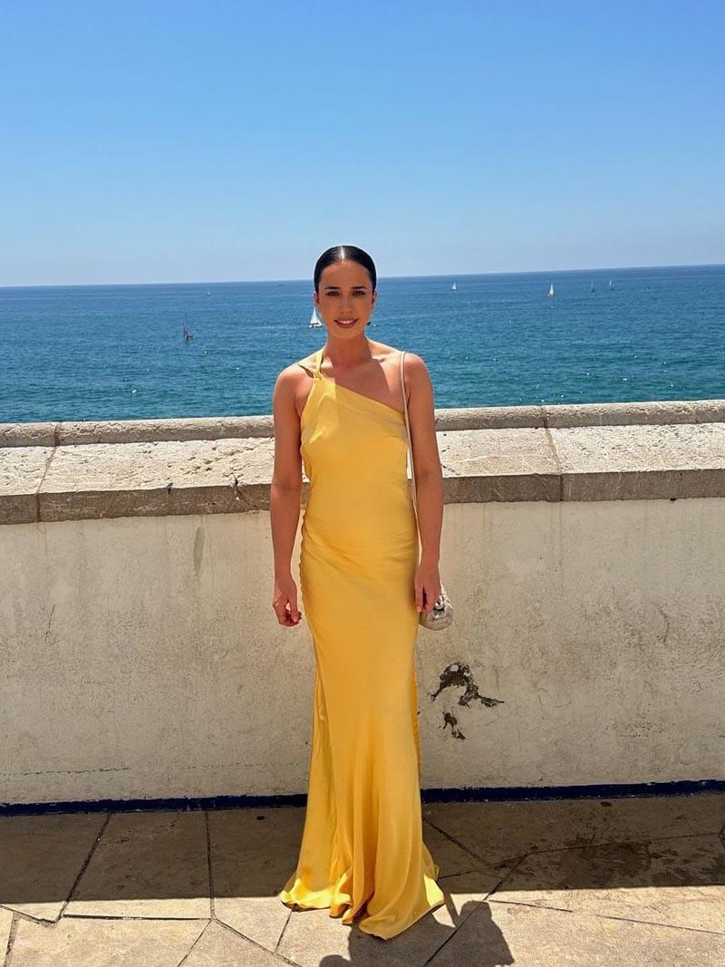 Caroline | Rückenfreies Maxikleid
