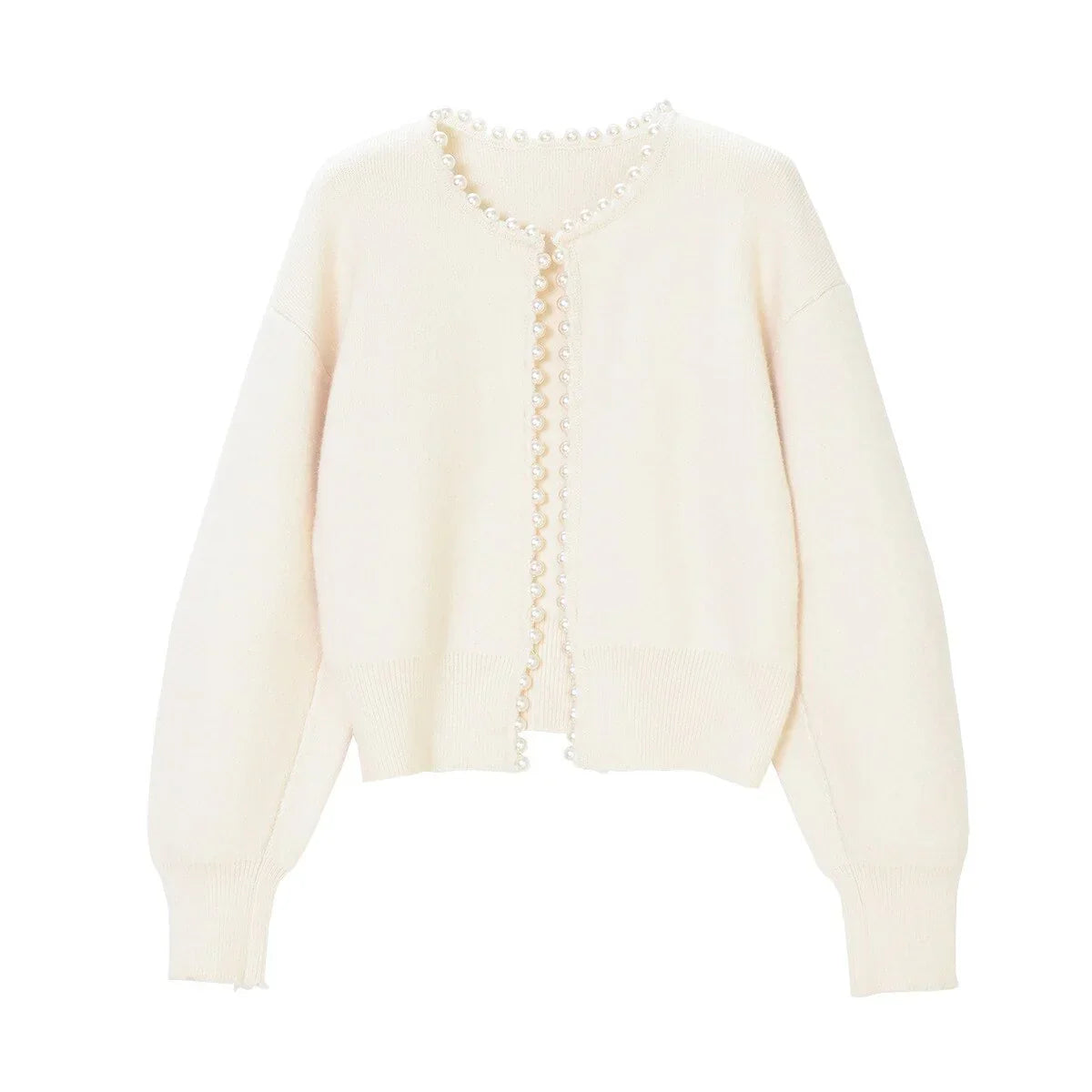 Nancy | Perlen-Strickjacke