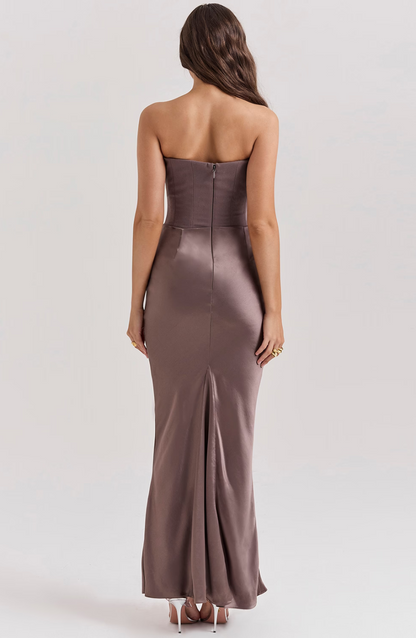 Tessa | Trägerloses Maxikleid