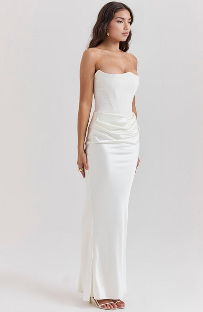 Tessa | Trägerloses Maxikleid