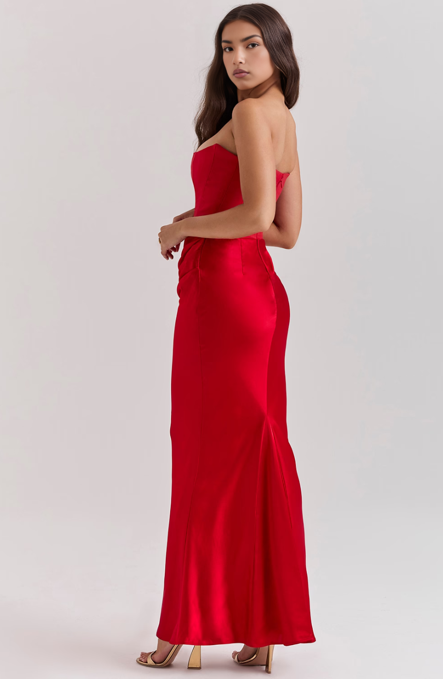 Tessa | Trägerloses Maxikleid