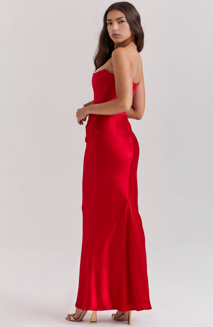 Tessa | Trägerloses Maxikleid