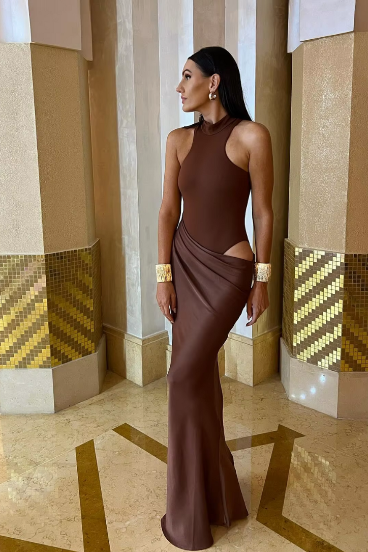 FAYE | Asymmetrisches Maxikleid