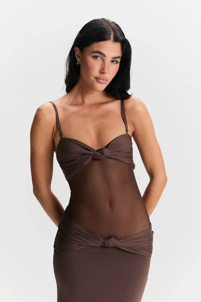 ZOLA | Maxikleid mit abnehmbaren Trägern