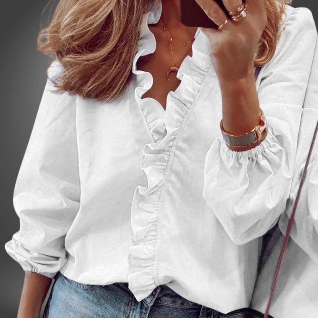 ROSALINA | STILVOLLE HANDGEFERTIGTE BLUSE