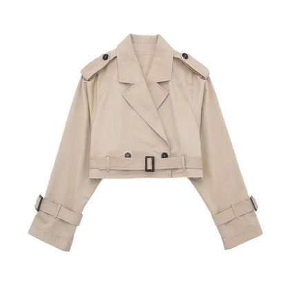 Lylah | Kurzer Trenchcoat mit Gürtel