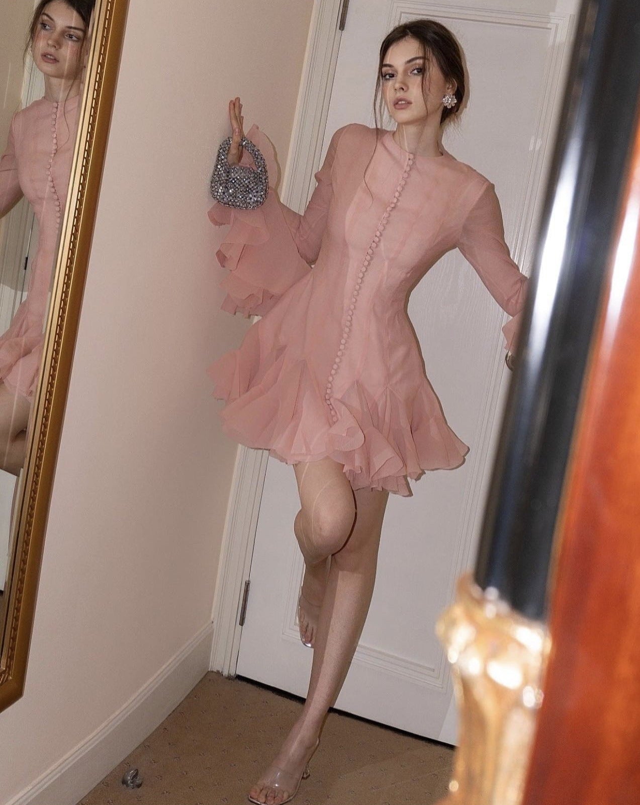 VADA | Blush Minikleid