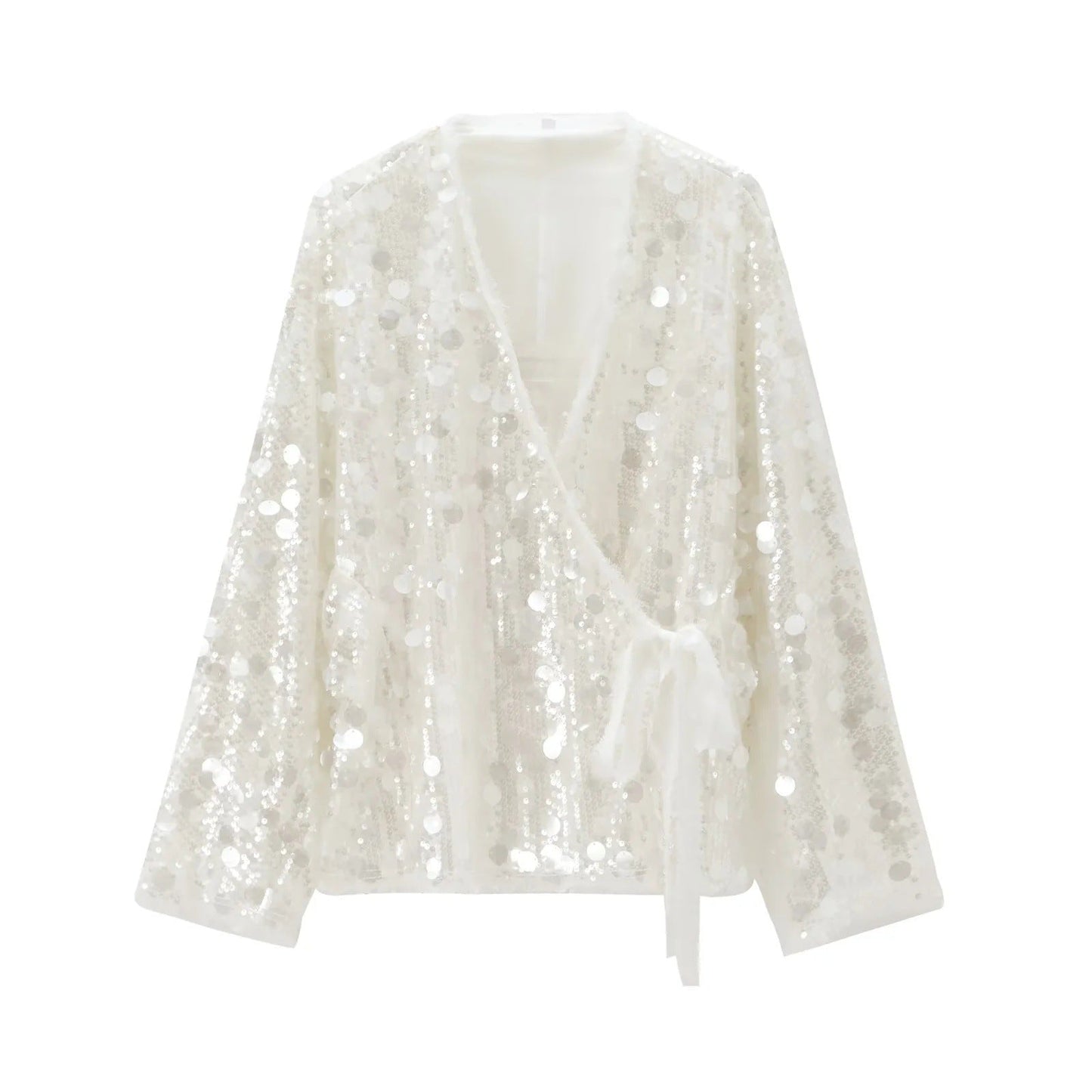RHEA | Glamouröse funkelnde Bluse