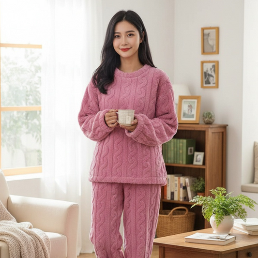 TEDDY | Fleece Schlafanzug Set