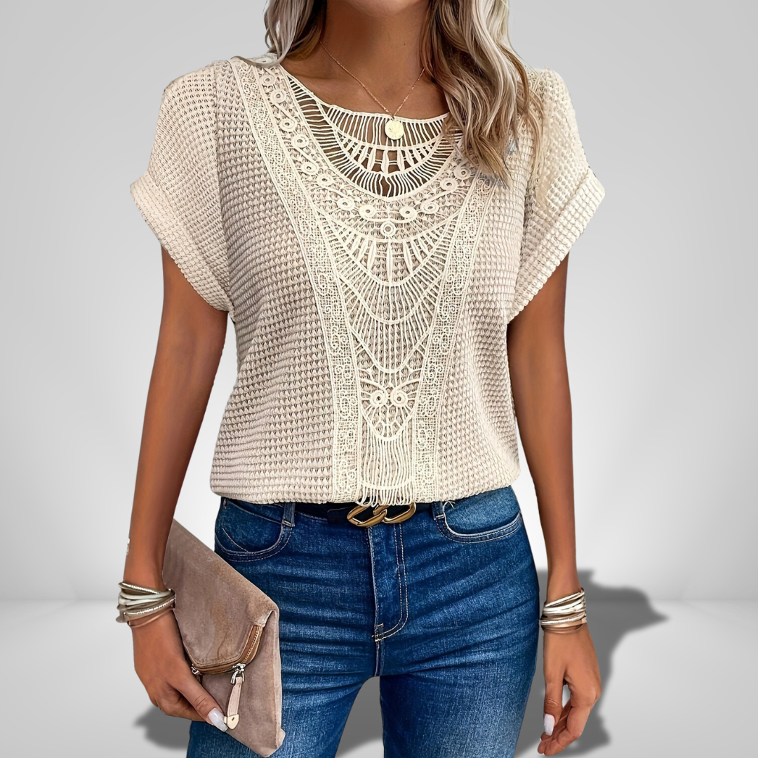 NATASHA  | FIGURSCHMEICHELNDE BLUSE