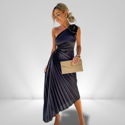 LIZBETH | Kleid mit Blumen Schultern