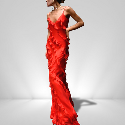 ZARA | Kleid mit Rüschen