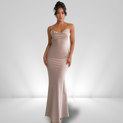 CASSIANE | Satin Blumen Kleid