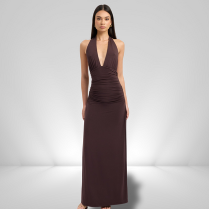 SARIAH | Elegantes Halter-Maxikleid