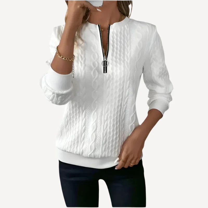 LEONIE | Zopfmuster Strickpullover