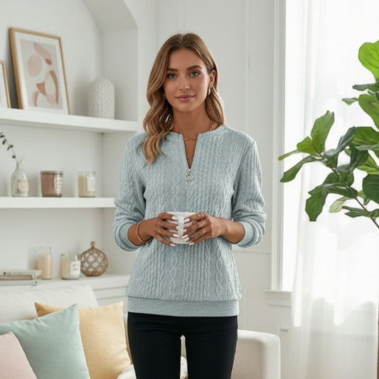 LEONIE | Zopfmuster Strickpullover
