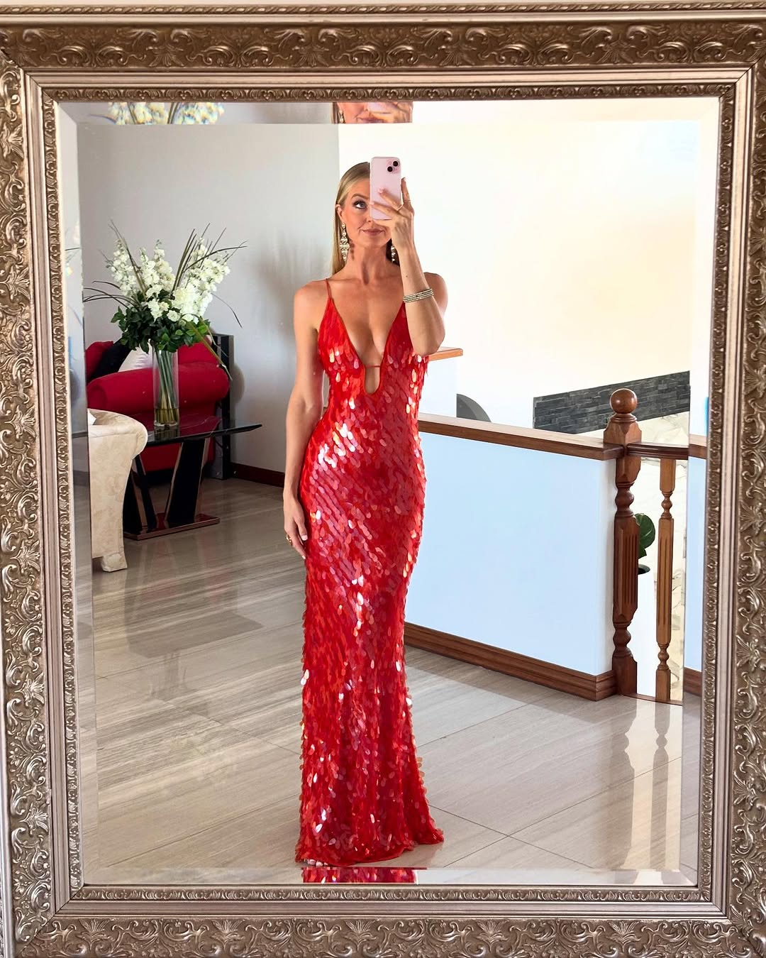 KAILANI | Pailletten-Maxikleid