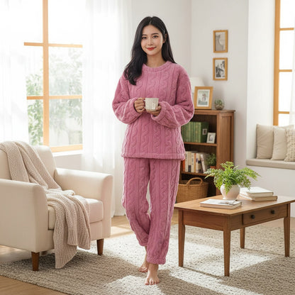 TEDDY | Fleece Schlafanzug Set