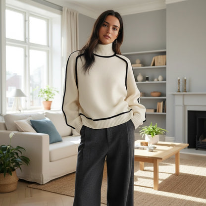 LARA | Damenpullover mit Rollkragen