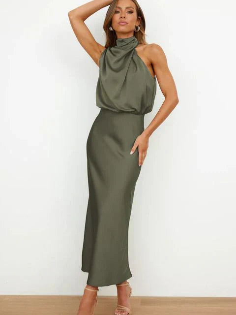 BENTHE | Off-Shoulder Midi-Kleid
