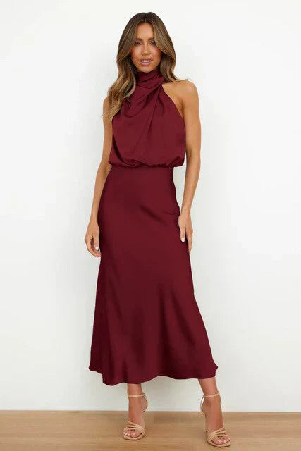 BENTHE | Off-Shoulder Midi-Kleid