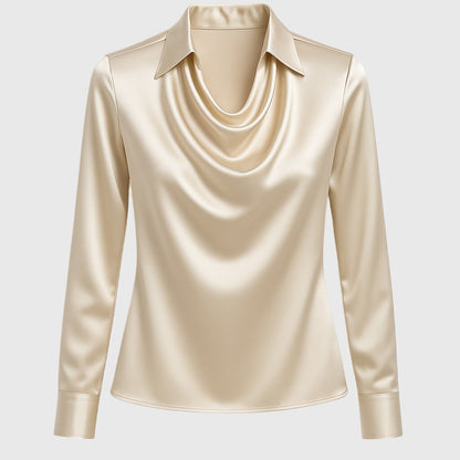 SYLVIA | Bluse mit luxuriösem Glanz