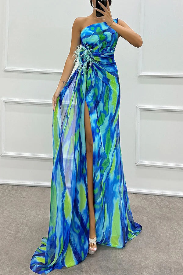 Mavis | Lebhaftes Maxikleid