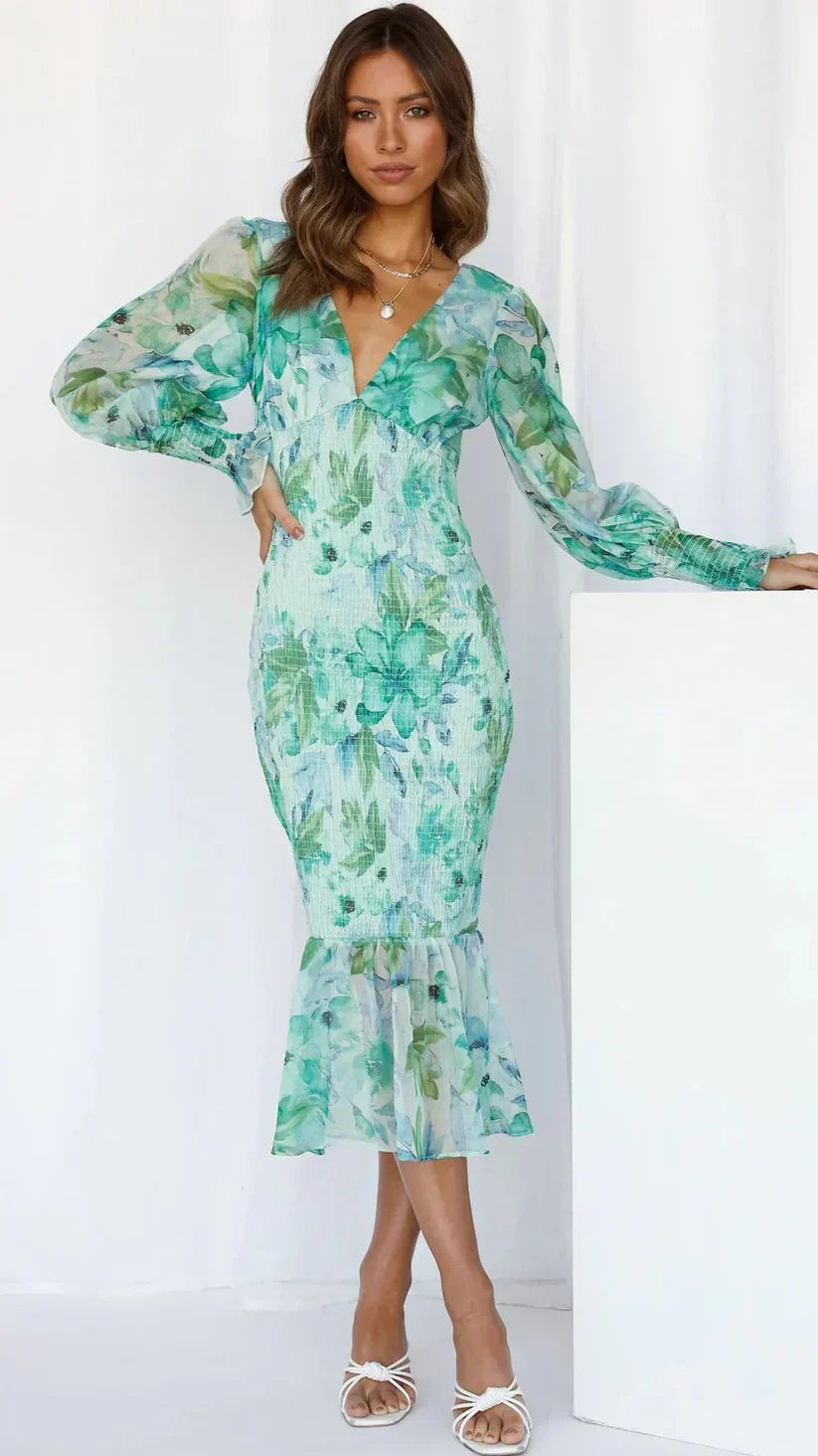 MILEY | Kleid mit Blumenmuster