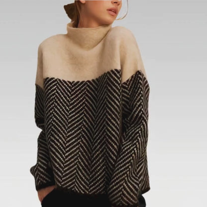 ADELIE | Premium Rollkragenpullover aus edlem Strick